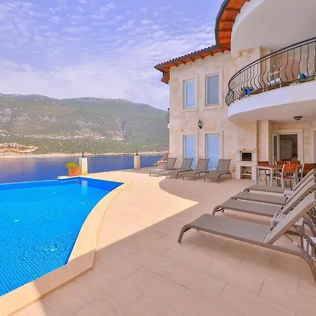 Villa June With Spectacular Views, 50 Mt To The Sea Kas